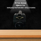 Bisiklet & Scooter İçin Motor Sesli Korna – Pilsiz Çevirmeli Gaz Kolu