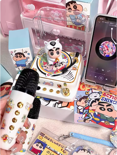 Karaoke Mikrofonlu Masaüstü Bluetooth Hoparlör