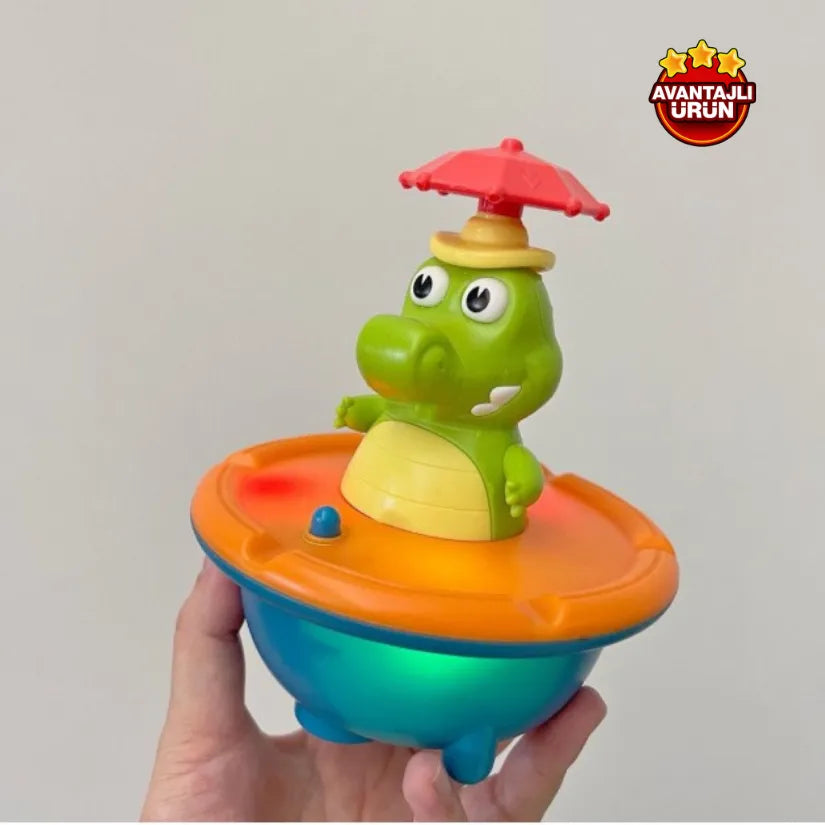 Su Efektli Timsah Oyuncak – 4 Farklı Başlık ve Top