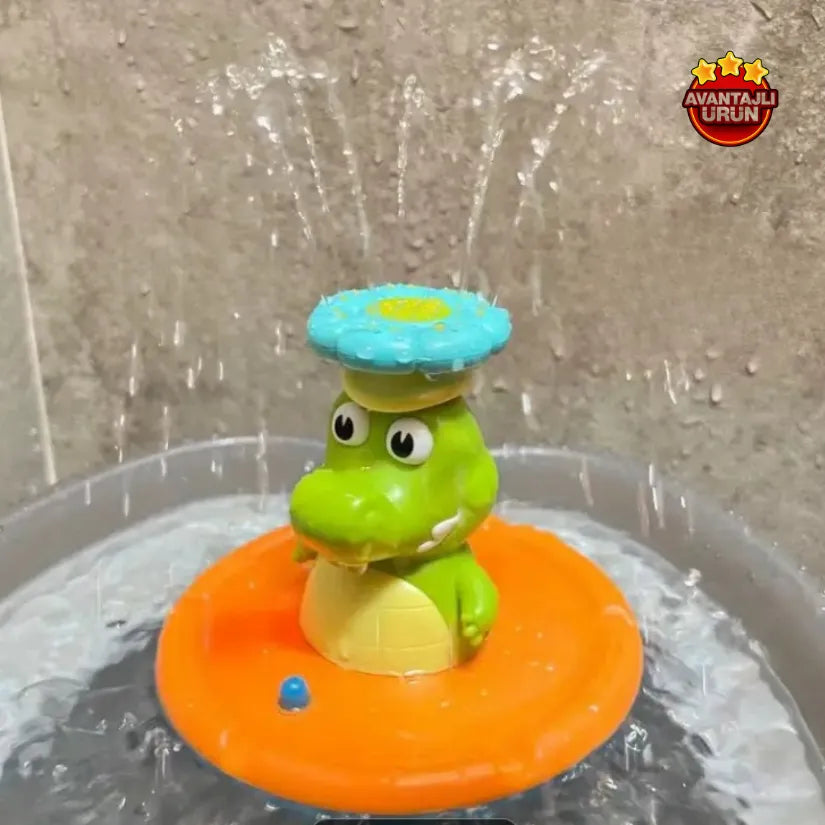 Su Efektli Timsah Oyuncak – 4 Farklı Başlık ve Top