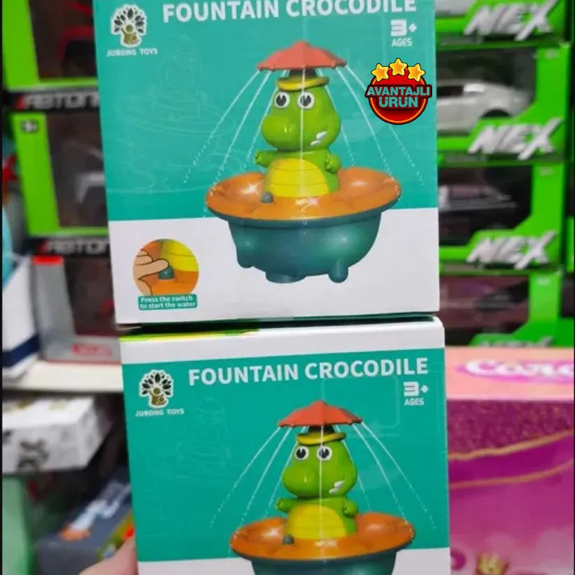 Su Efektli Timsah Oyuncak – 4 Farklı Başlık ve Top