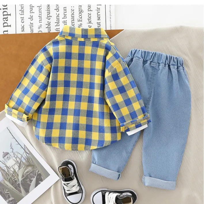 1-5 Yaş 3 Parça Unisex Çocuk Takımı (Renk Seçenekleri)