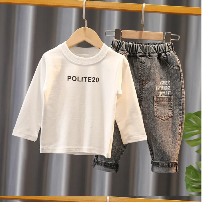 1-5 Yaş 3 Parça Erkek Çocuk Kombin-Renk Seçenekleri