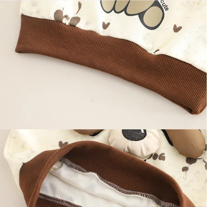 1-5 Yaş Köpek Desenli 2 Parça Çocuk Takımı – 2 Renk Seçenekli