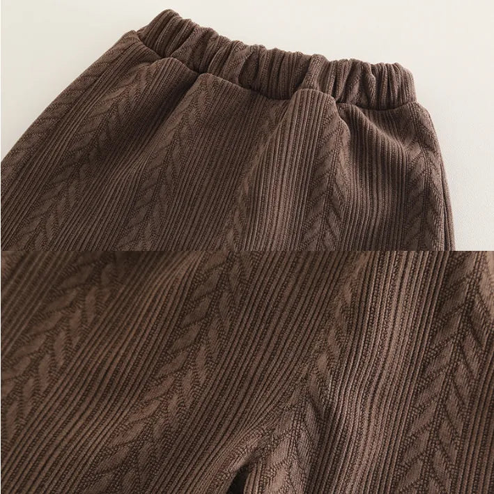 1-5 Yaş 3 Parça Kız Çocuk Takımı – Çantalı Puanlı Yelek Modeli