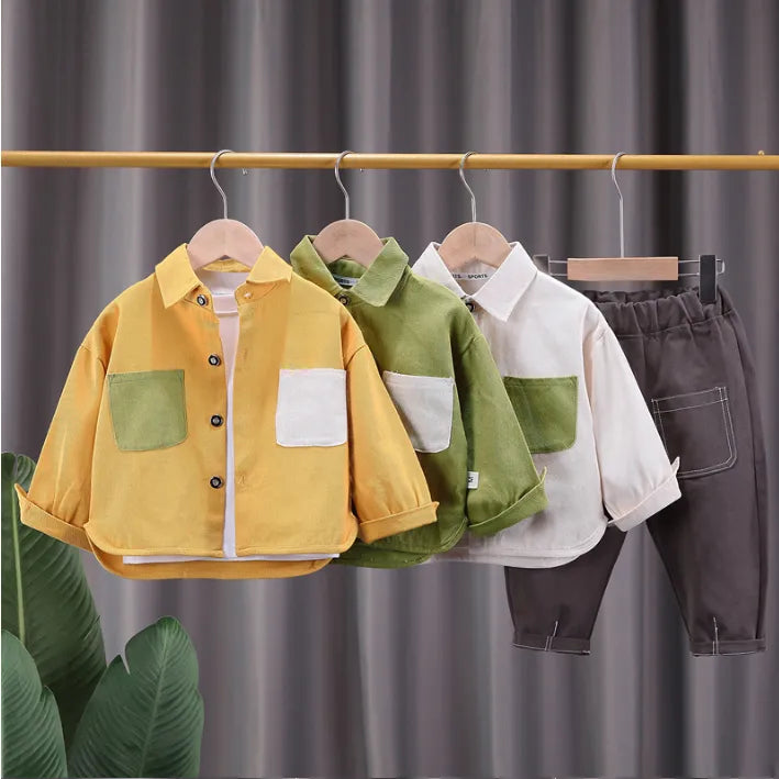 1-5 Yaş 3 Parça Erkek Çocuk Takımı – 3 Model Renk Seçeneği