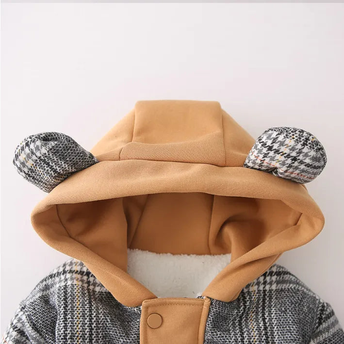 1-5 Yaş Peluş Astarlı Ayıcık Ceket – 2 Farklı Model