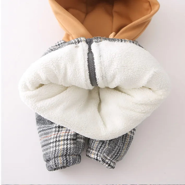 1-5 Yaş Peluş Astarlı Ayıcık Ceket – 2 Farklı Model