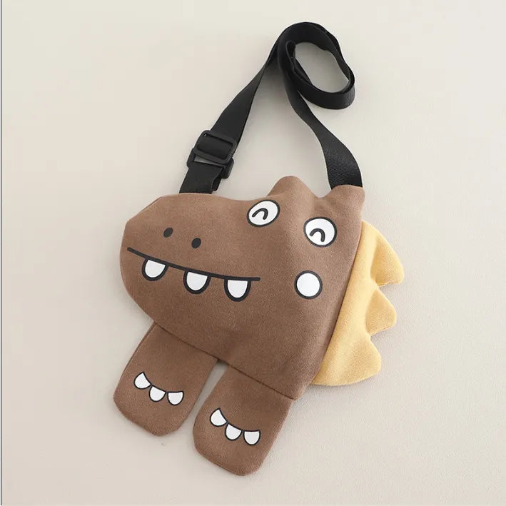 1-5 Yaş 3 Parça Çantalı Dinozorlu Unisex Çocuk Tkaımı