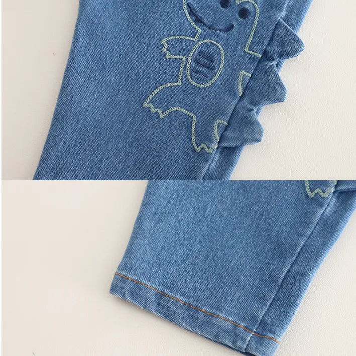 1-5 Yaş 3 Parça Çantalı Dinozorlu Unisex Çocuk Tkaımı