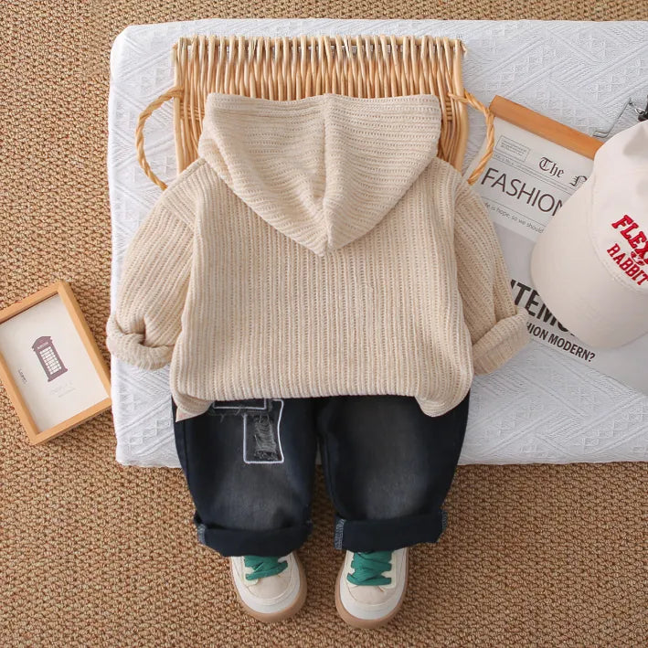 1-5 Yaş Erkek Çocuk Kapşonlu Çocuk Takımı