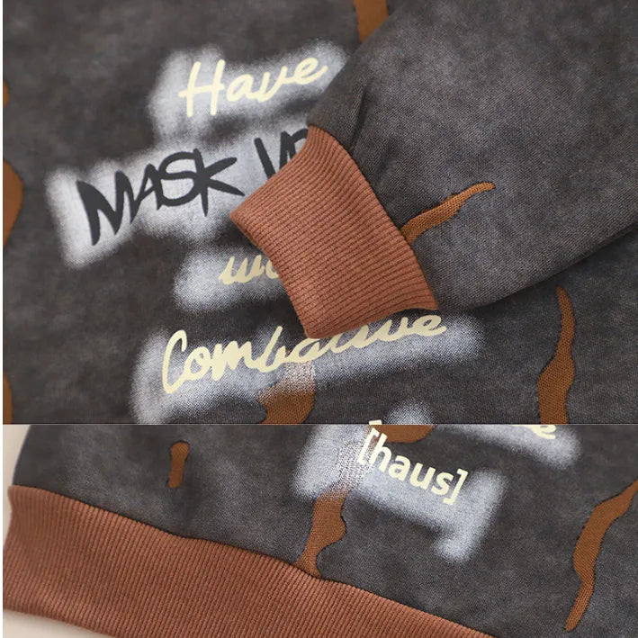 1-6 Yaş Çocuk Sweat ve Jean Pantolon 2’li Takım (3 Renk Seçenekli)