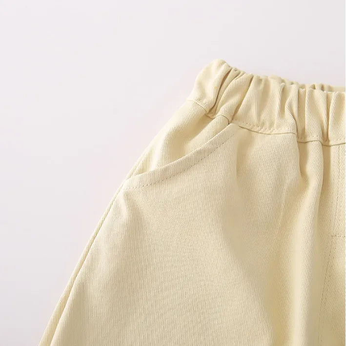 1-5 Yaş 3 Parça Ayıcık Desenli Gömlek ve Pantolon Takımı