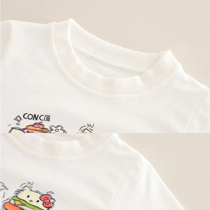 1-5 Yaş Kız Çocuk 3’lü Kapüşonlu Takım