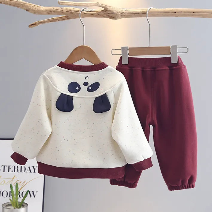 Panda Nakışlı Unisex 2’li Eşofman Takımı (1-5 Yaş)