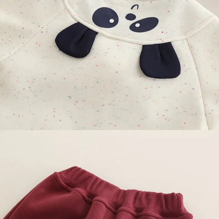 Panda Nakışlı Unisex 2’li Eşofman Takımı (1-5 Yaş)