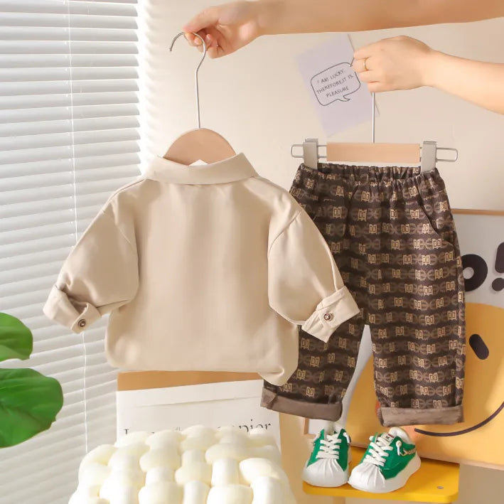 Kravatlı Erkek Çocuk 3 Parça Takım 1-5 Yaş