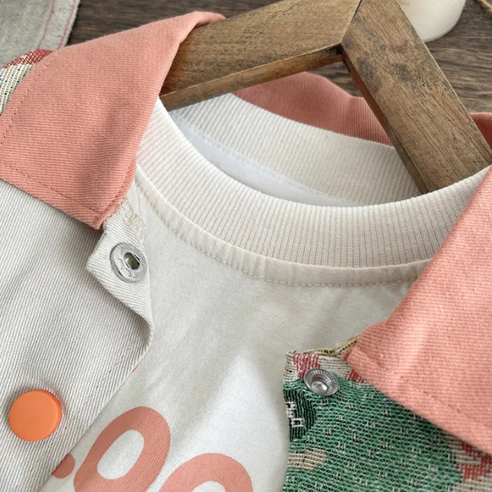 3 Parça Desenli Erkek Çocuk Takımı (1-5 Yaş)