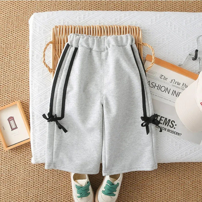 2 Parça 1-5 Yaş Unisex Hello Rabbit Desenli Uzun Kollu Çocuk Takımı (2 Renk)