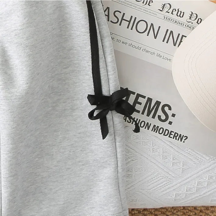 2 Parça 1-5 Yaş Unisex Hello Rabbit Desenli Uzun Kollu Çocuk Takımı (2 Renk)