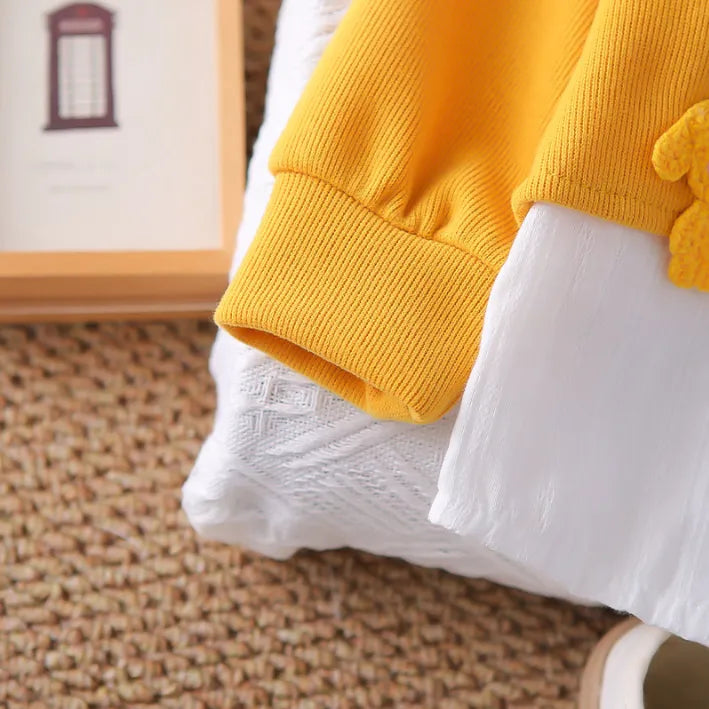 2 Parça 1-5 Yaş Kız Renkli Düğmeli Gömlek Detaylı Çocuk Takımı (3 Renk)