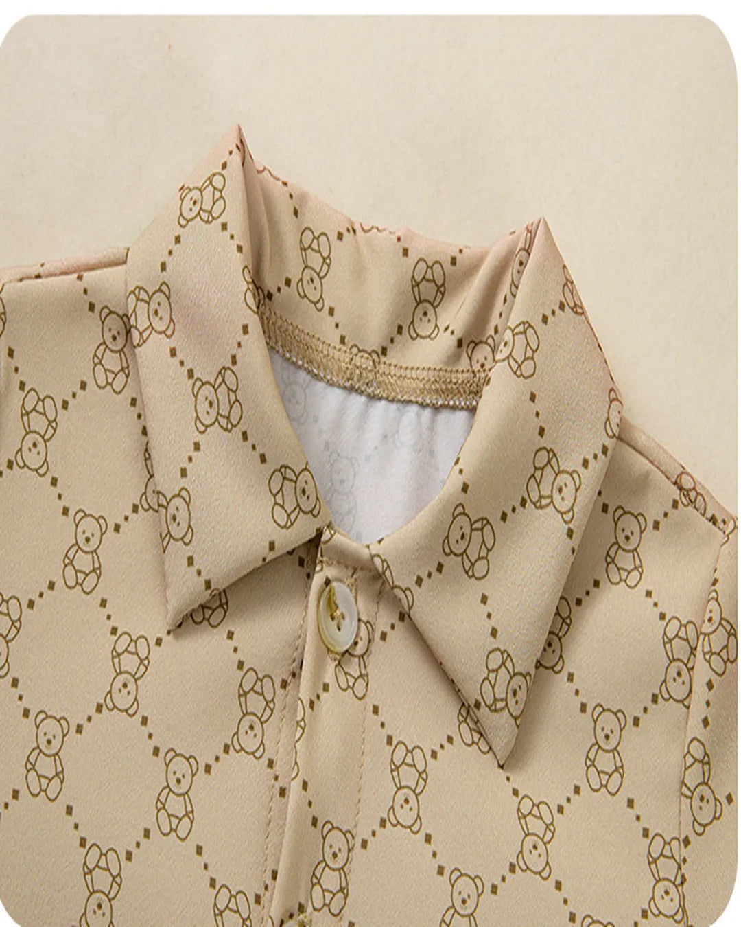 Fiyonk Detaylı Klasik Gömlek ve Şort 2’li Takım (Erkek)