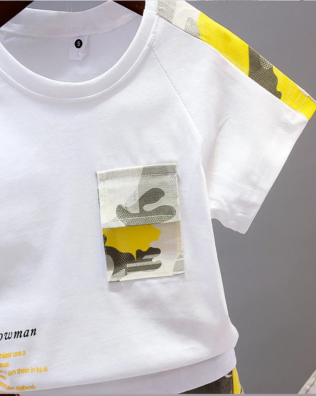 Kamuflaj Cepli Tişört ve Desenli Şort 2’li Yazlık Takım (Erkek)