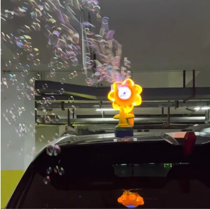 Kumandalı Şarjlı 360° Döner Baloncuk Makinesi – Çiçek Tasarım