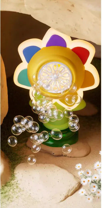 Kumandalı Şarjlı 360° Döner Baloncuk Makinesi – Çiçek Tasarım