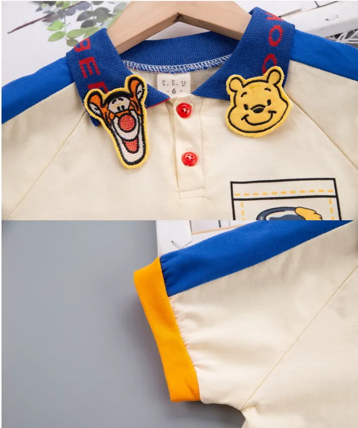 Winnie Temalı Mavi 2 Parça Takım (1-5 Yaş)