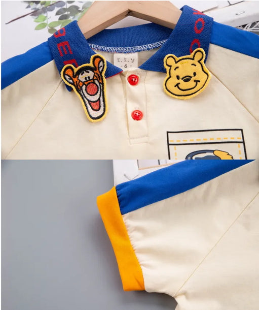 Winnie Temalı Mavi 2 Parça Takım (1-5 Yaş)