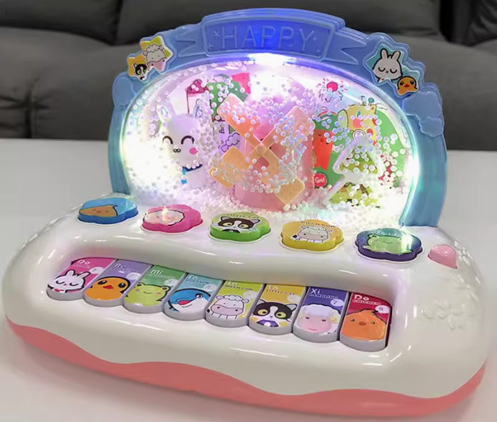 Piyano Şeklinde Işıklı ve Müzikli Çocuk Oyuncağı