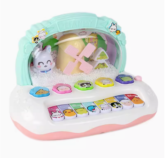 Piyano Şeklinde Işıklı ve Müzikli Çocuk Oyuncağı