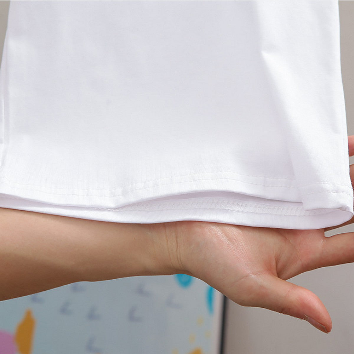 1-5 Yaş Dinozorlu Kot Salopetli Erkek Çocuk Takımı – Beyaz Tişörtlü Yazlık