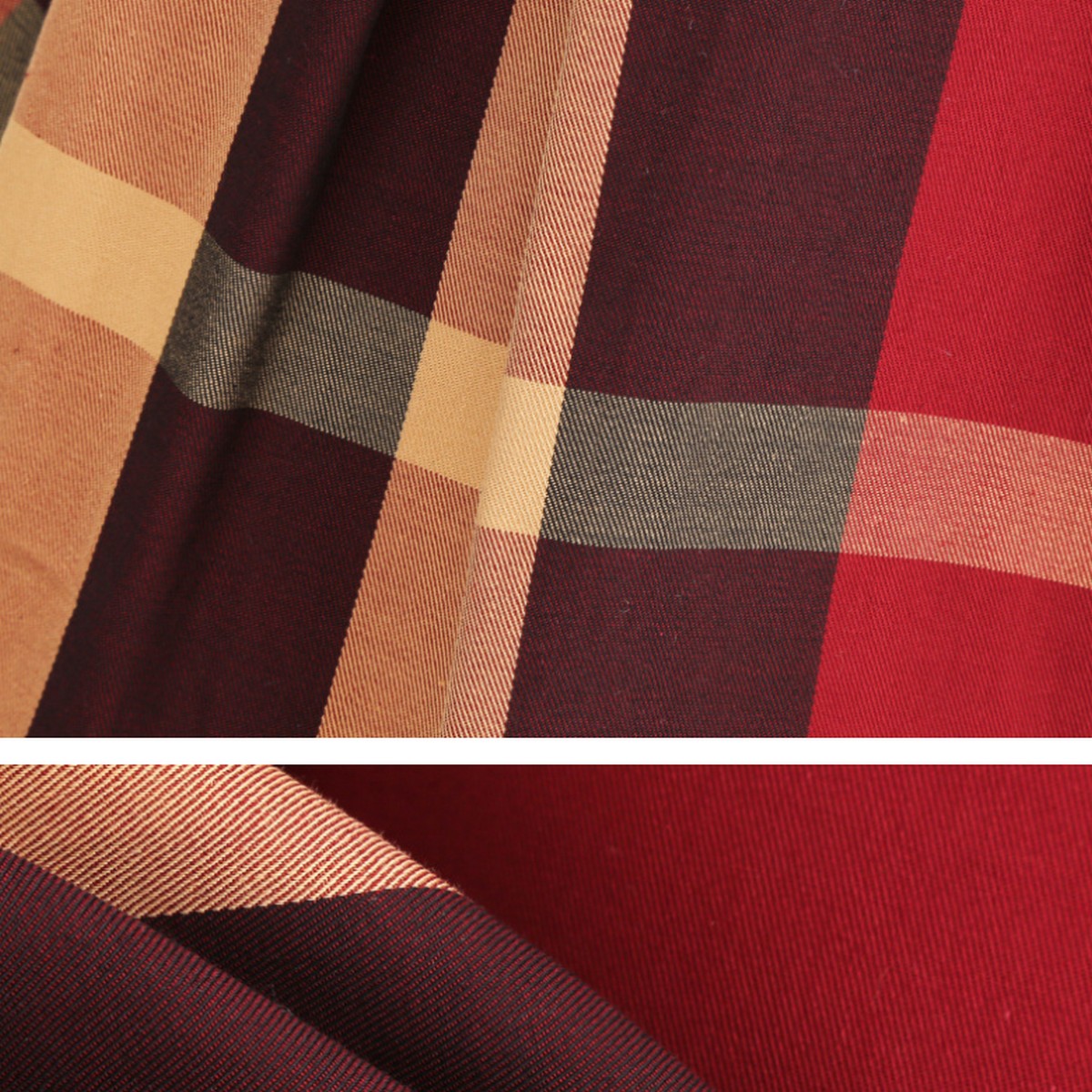 1-7 Yaş Kırmızı Fiyonk Detaylı Ekose Kız Çocuk Elbise