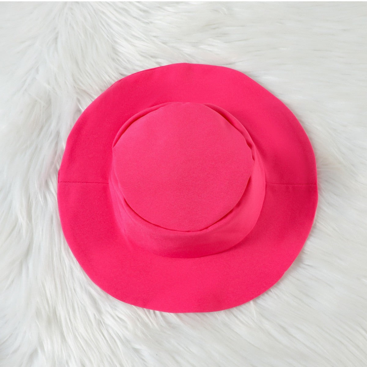 1-6 Yaş Kız Çocuk Fuşya 4'lü Takım | Şapka Yelek Etek Crop Kombin