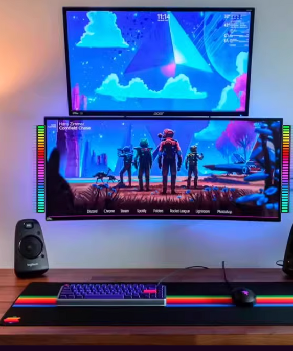 Kablosuz Müziğe Duyarlı Mini LED Işıklar - 1 Alana 1 Bedava!