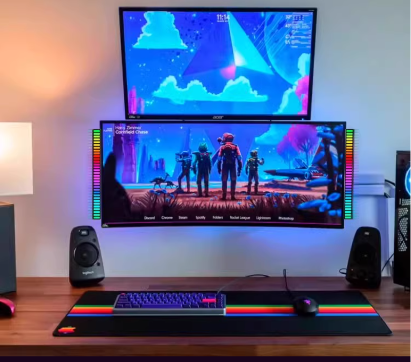 Kablosuz Müziğe Duyarlı Mini LED Işıklar - 1 Alana 1 Bedava!