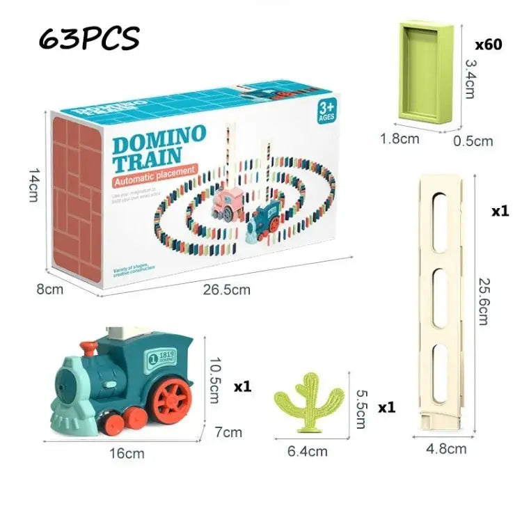 Domino Tren Seti 63 Parça