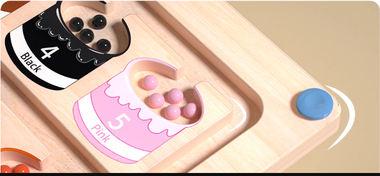 Manyetik Sayı Tamamlama Oyuncağı-Dikkat Eğitimi