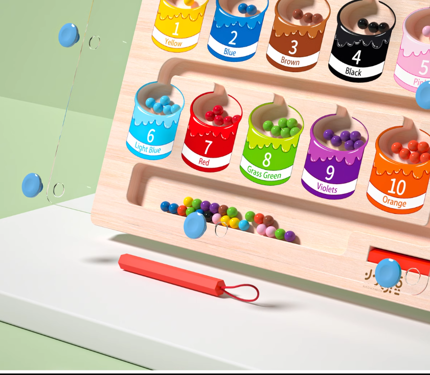 Manyetik Sayı Tamamlama Oyuncağı-Dikkat Eğitimi