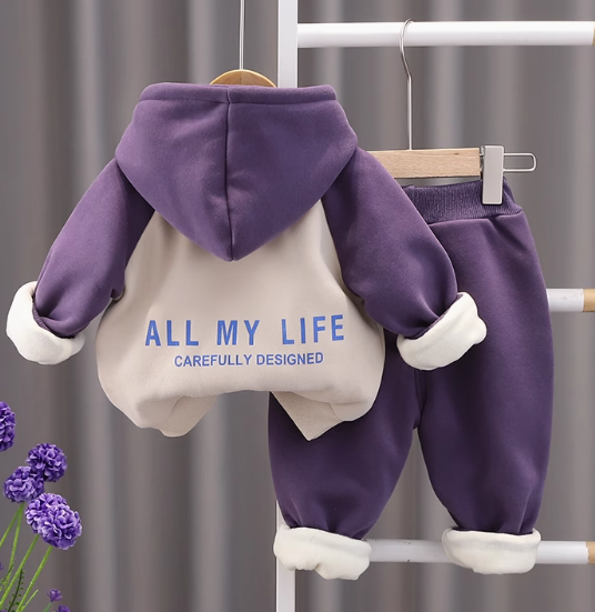 Mor Renk Erkek Çocuk Takım 1-5 Yaş