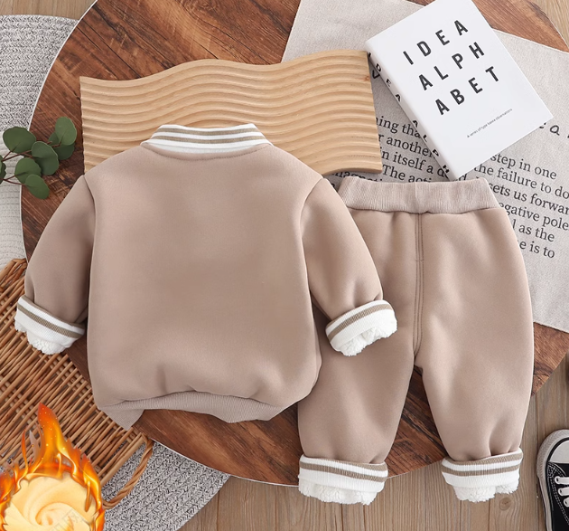 Haki Renk 1-5 Yaş Unisex Çocuk Takım