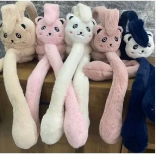 Havalı Pompalı Hareketli Peluş Kulaklık