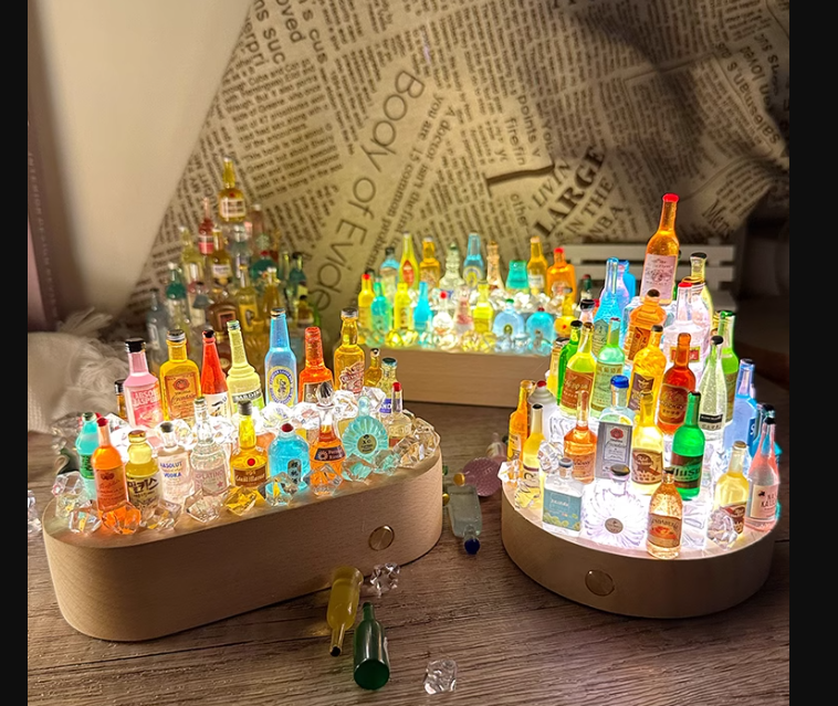 Ev-Ofis İçin Dekoratif Kendin Yap Masaüstü Işıklı Bar Süsleri