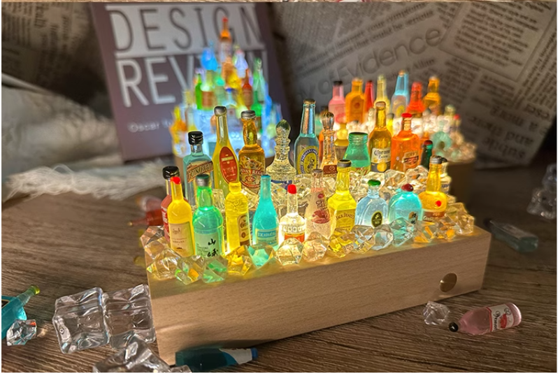 Ev-Ofis İçin Dekoratif Kendin Yap Masaüstü Işıklı Bar Süsleri