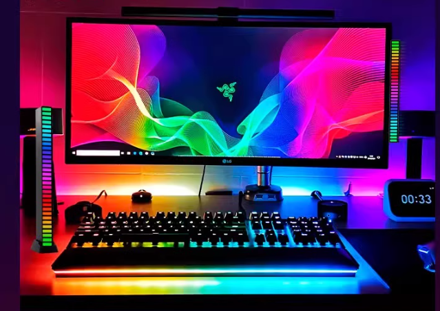 Kablosuz Müziğe Duyarlı Mini LED Işıklar - 1 Alana 1 Bedava!