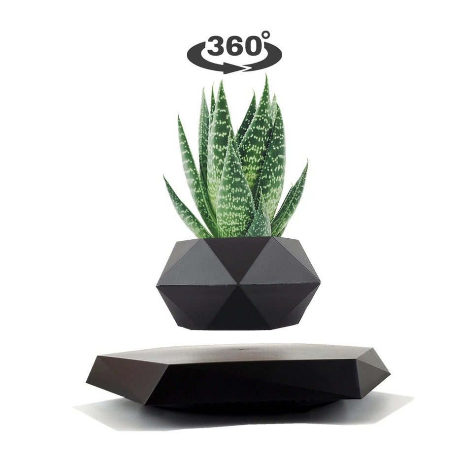 360 Degree Rotatable Air Hanging Magnetic Flower Pot