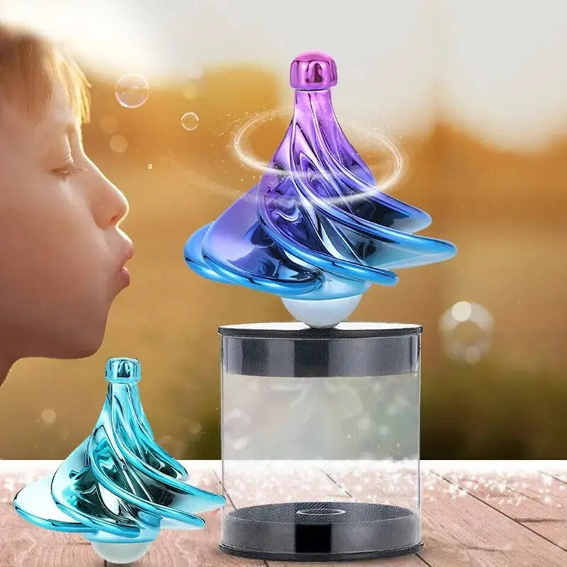 Manyetik Stres Çarkı Rüzgar veya Üflemeyle Dönebilir