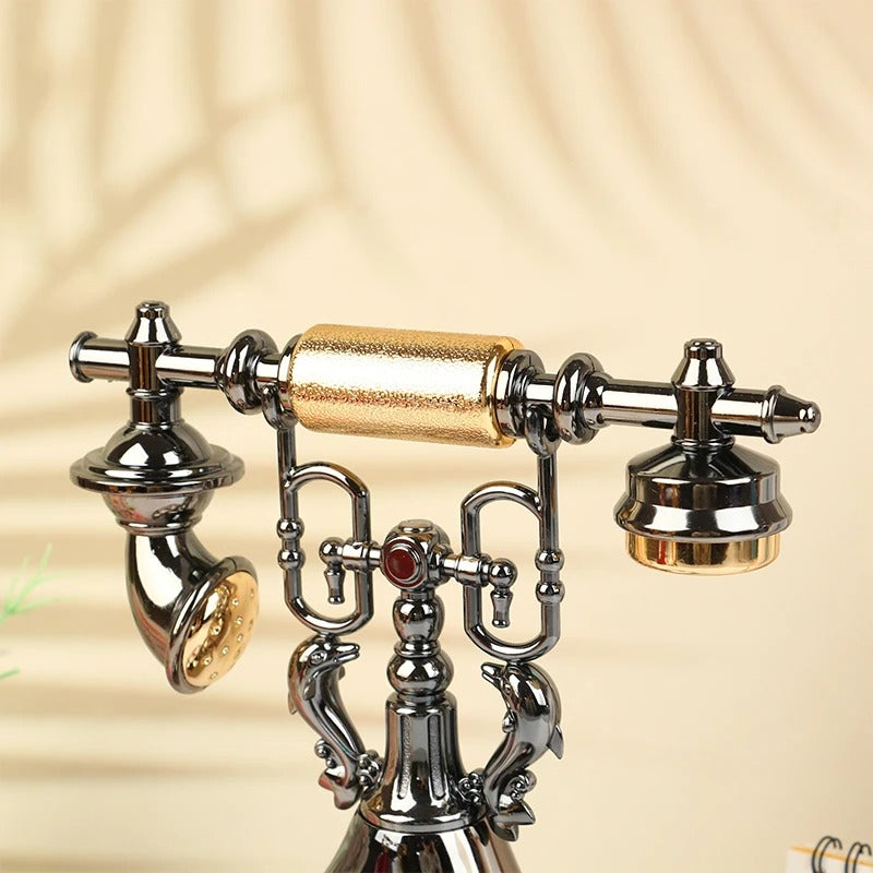 Retro Telefon Modelli Masaüstü Saat-Renk Seçenekleri